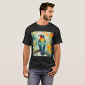 T-shirt Oiseaux Tropicaux Amazoniens (Devant entier)