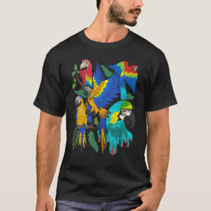 T-shirt Oiseaux tropicaux observer la jungle Animal Exotic