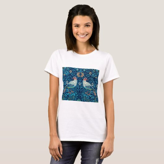 T-shirt Oiseaux, William Morris (Devant entier)