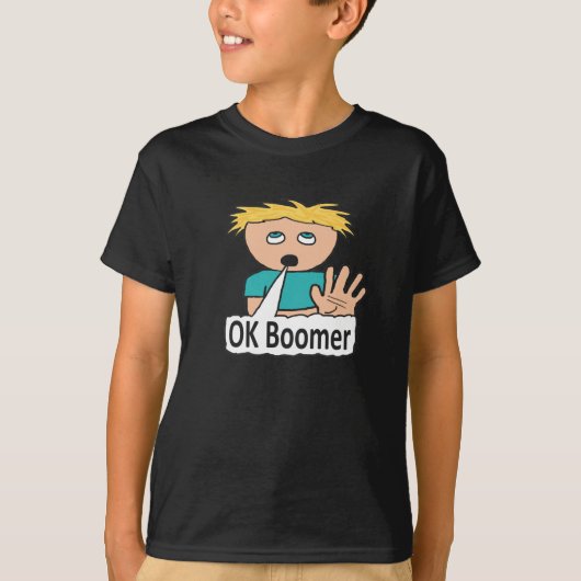 T-shirt OK Boomer (Devant)