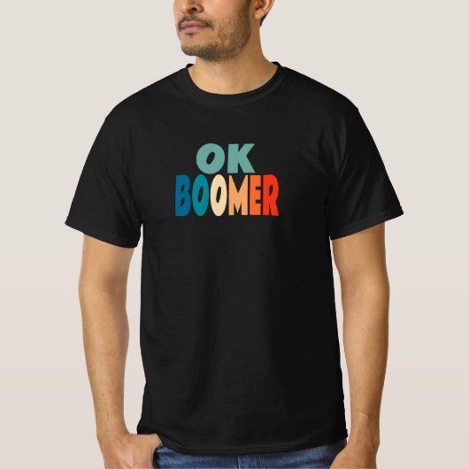 T-shirt Ok Boomer (Devant)