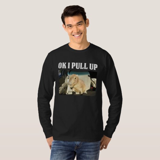 T-shirt Ok I Pull Up Capybara (Devant entier)