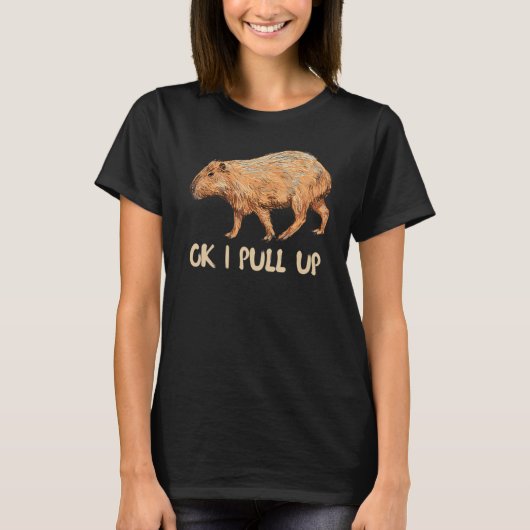 T-shirt Ok, J'Ai Retiré Capybara (Devant)