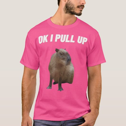 T-shirt Ok, J'Ai Retiré Capybara (Devant)