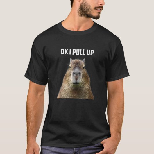 T-shirt Ok J'Ai Retiré Capybara Premium (Devant)