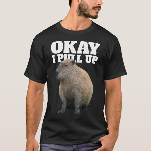 T-shirt Ok, J'Ai Tiré Capybara Funny Capybara Lover (Devant)