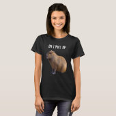 T-shirt Ok je monte capybara (Devant entier)