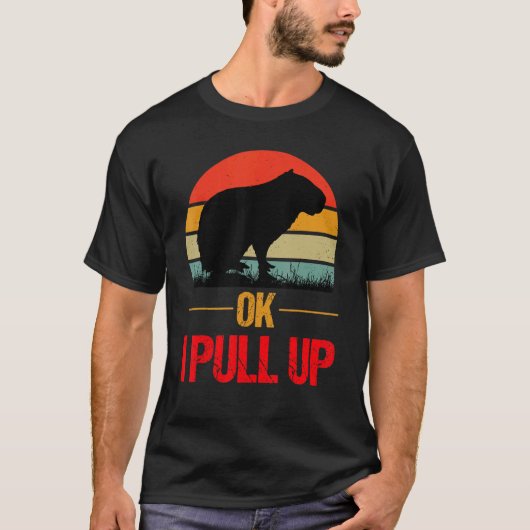T-shirt Ok je monte capybara 4 (Devant)