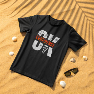 T-shirt OK La confiance l'emporte - Typographie Motivation