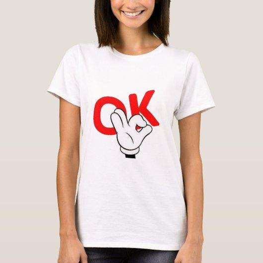 T-shirt ok man yes man work drôle (Devant)