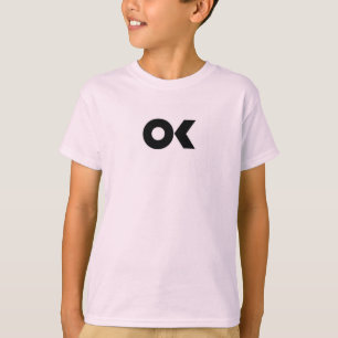 T-shirt OK Text Tee - Vibes simples et positives! pour les