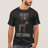 T-shirt Okapi Est Mon Esprit Animal Okapi (Devant)