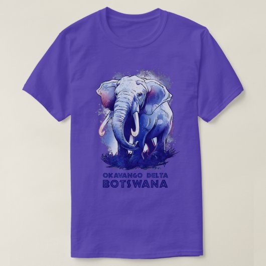 T-shirt Okavango Delta Botswana Safari National Park Jeu (Design devant)