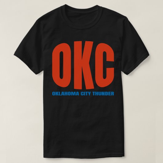 T-shirt okc oklahoma (Design devant)