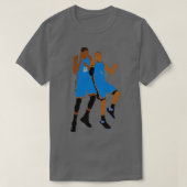 T-shirt OKC Thunder duo Durant Westbrook (Design devant)