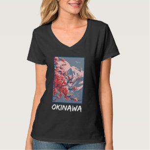 T-shirt Okinawa Japon Sakura Cherry Blossom