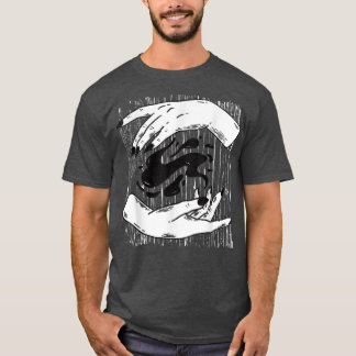 T-shirt Okkult Witcher mains sorcières Tarot gothique Sorc