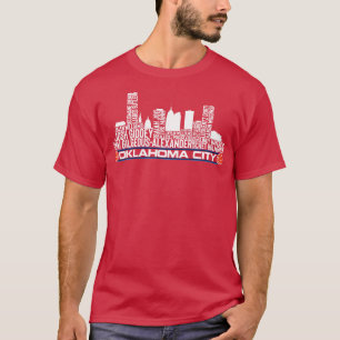 T-shirt Oklahoma City Basketball Team 23 Joueur Roster Okl