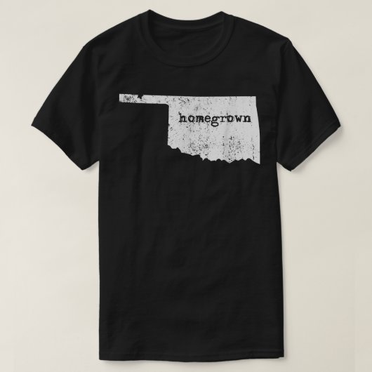 T-shirt Oklahoma Home État  (Design devant)