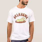 T-shirt Oklahoma Pays Poulet Frit Steak Foodie OK (Devant)