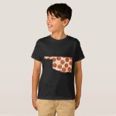 T-SHIRT OKLAHOMA PIZZA PEPPERONI PIZZA STATE (Devant entier)