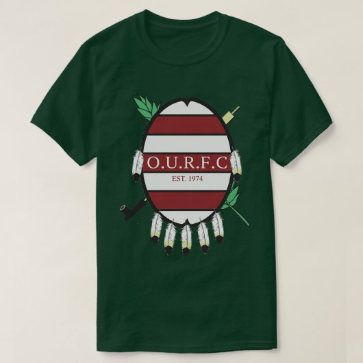 T-shirt Oklahoma Rugby OURFC (Design devant)