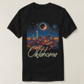 T-shirt Oklahoma Solar Eclipse 2024 Starry Night Solar Ecl (Design devant)