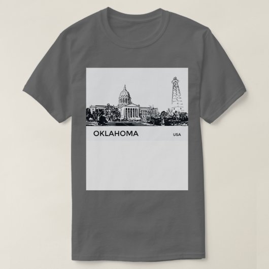 T-shirt Oklahoma State USA (Design devant)