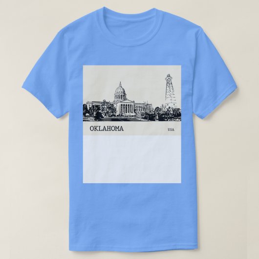T-shirt Oklahoma State USA 1 (Design devant)
