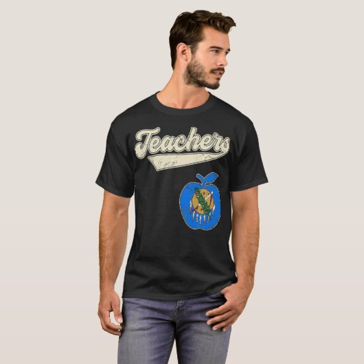 T-shirt Oklahoma Teachers Appreciation Day Week School Red (Devant entier)