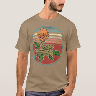 T-shirt Okra Marshmallow Végétalien Végétarien Légume