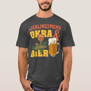 T-shirt Okra Vegetable Marshmallow Vegan Vegetarian