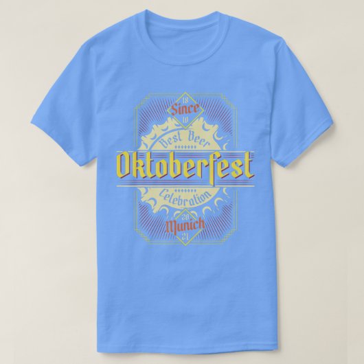 T-shirt Oktoberfest 2021 German Beer Festival Munich boiss (Design devant)