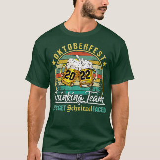T-shirt Oktoberfest 2022 Drinking Team Obtenons Schnitzel