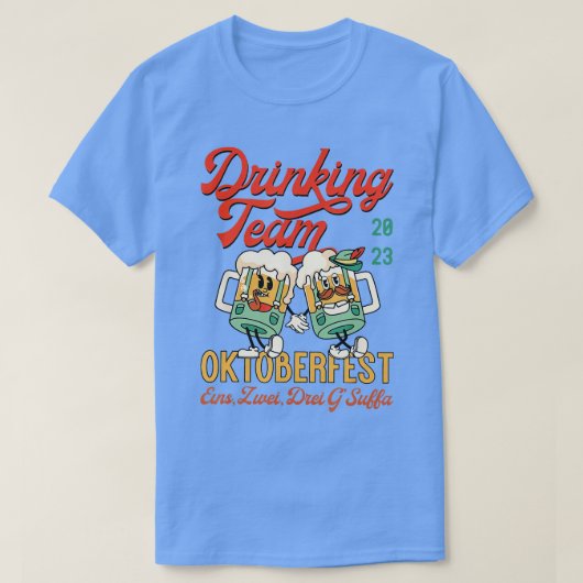 T-shirt Oktoberfest 2023 Funny German Drinking Team Beer L (Design devant)
