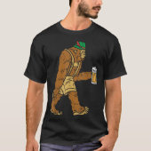 T-shirt Oktoberfest Bigfoot Beer Funny Drinking Shirt (Devant)