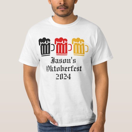 T-shirt Oktoberfest cadeau personnalisé (Devant)