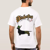 T-shirt Oktoberfest Dachshund allemand  (Dos)