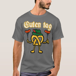 T-shirt Oktoberfest Guten Tag Pretzel Costume allemand enf