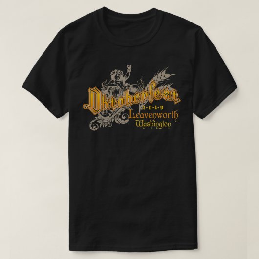 T-shirt Oktoberfest Leavenworth Washington Amateurs de biè (Design devant)