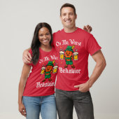 T-shirt Oktoberfest On My Wurst Behavior Funny German Men  (Unisexe)