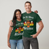 T-shirt Oktoberfest On My Wurst Behavior Funny German Men  (Unisexe)