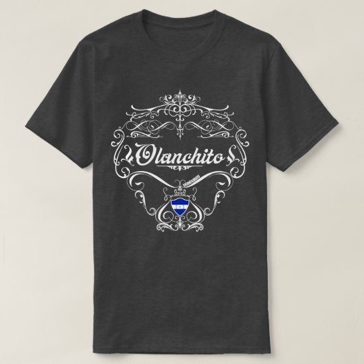 T-shirt Olanchito Design Vintage 1 (Design devant)