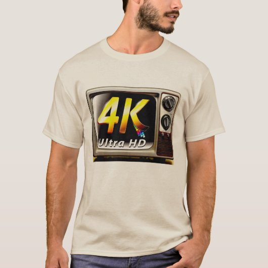 T-shirt Old 4K Extrême HD (Devant)