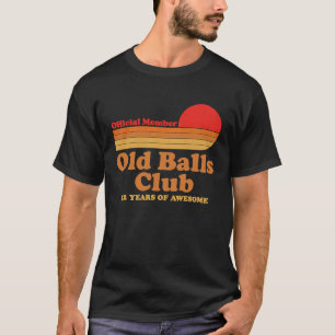 T-shirt Old Balls Club 42 ans d'hommes fantastiques 42e Bi