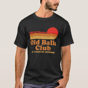 T-shirt Old Balls Club 54 Ans d'hommes fantastiques 54e Bi