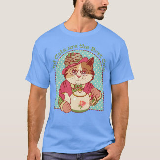 T-shirt Old Cats Arehe Meilleurs amis Cats
