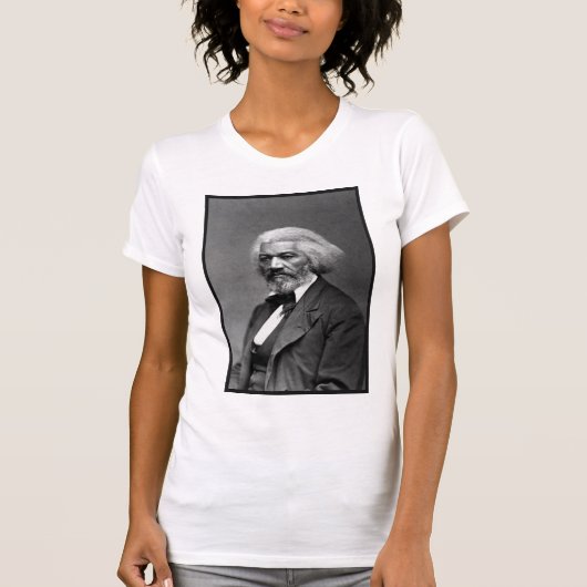 T-shirt Old Fr3d3rick Bailey Douglas African American Hero (Devant)
