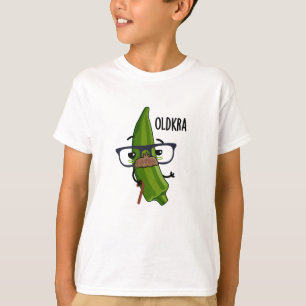 T-shirt Old-kra Funny Okra Pun