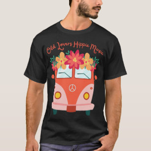 T-shirt Old Lovers Hippie Music Hippy Camping bière brass